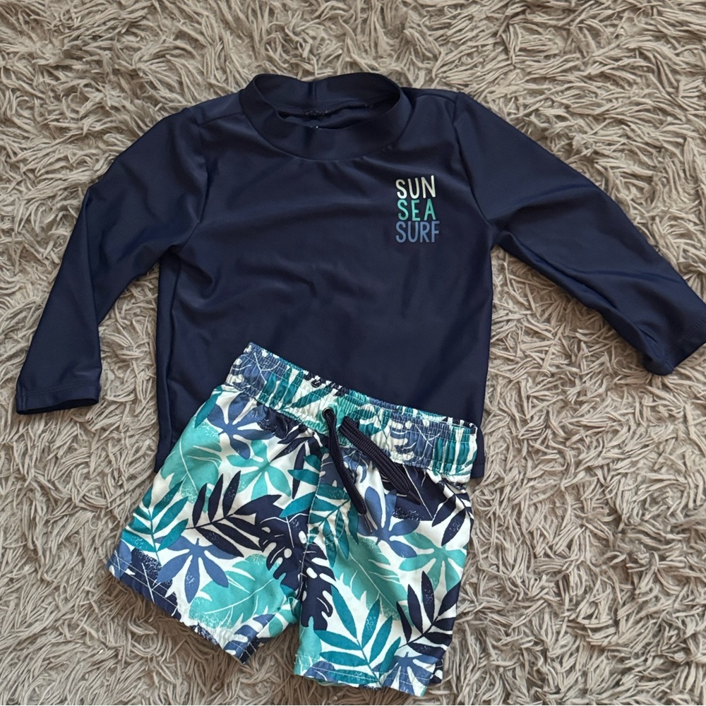 Toddler Rash Guard Swim Set